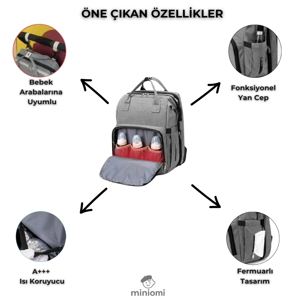 Yatak Olabilen Bebek Uyku Çantası